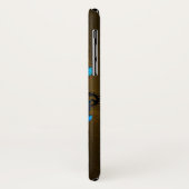 Stoomstijltandwielen en Blauwe Vlinders Case-Mate iPhone Case (Achterkant/links)