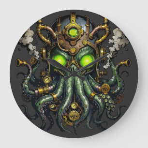 Stoomtech Cthulhu monster Grote Klok