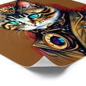 Stoomtech kat poster (Hoek)