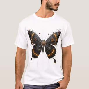 Stoomtech Mechanische Vlinder Grafische T-Shirt -