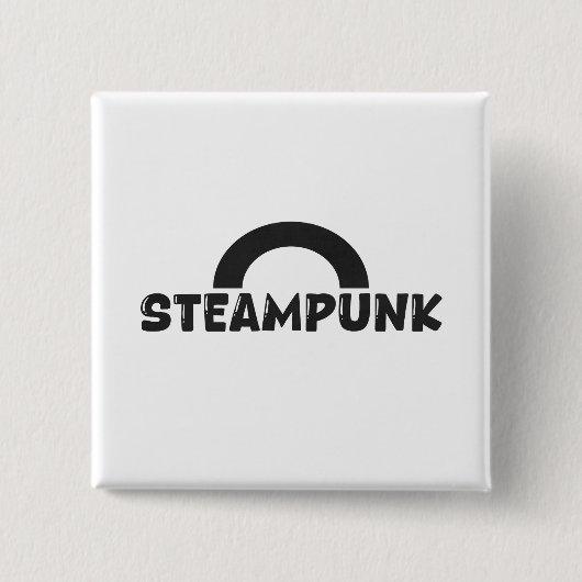 Stoomtech Minimaal Design Knop Vierkante Button 5,1 Cm (Voorkant)
