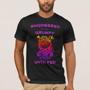 Stoomtech Ramen Kat Grappige Anime Mannen T-Shirt
