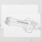 Stoomtech Rotatie Pistool Briefpapier (Voorkant / Achterkant)