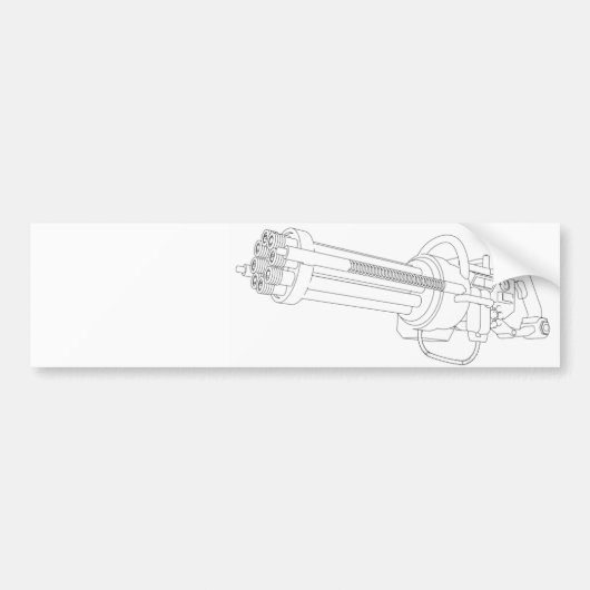 Stoomtech Rotatie Pistool Bumpersticker (Voorkant)