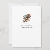 Stoomtech Uitnodiging voor Bruidsfeest (Achterkant)