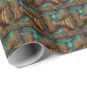 Stoomtech Vissen 1 van 3 PP 574 Cadeaupapier