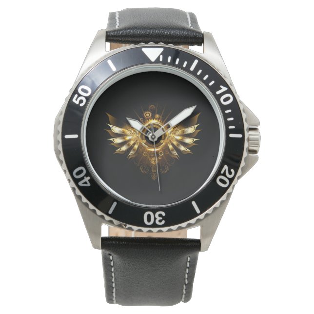Stoomtech vleugels horloge (Voorkant)