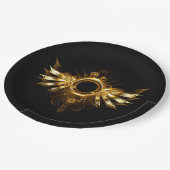 Stoomtech vleugels papieren bordje (Gekanteld)