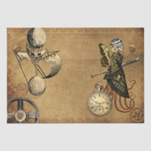 Stoomtechiek Vintage Victoriaanse Decoupage Tandwi Tissuepapier