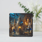 Stoomtechneuter Victoriaanse Gotische Wetenschappe Kaart (Staand voorkant)