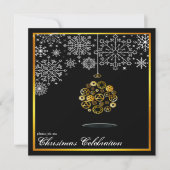 Stoomtechno Kerstfeest Uitnodiging (Voorkant)