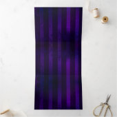 Stoomtechspin op paarse achtergrond drieluik uitnodiging (Binnen)