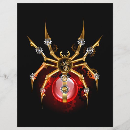 Stoomtechspin op zwart flyer (Voorkant)