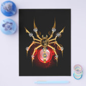 Stoomtechspin op zwart flyer (Enkel)