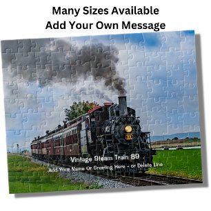  stoomtrein 89 - Naam toevoegen Legpuzzel