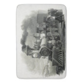  stoomtrein badmat (Voorkant Verticaal)