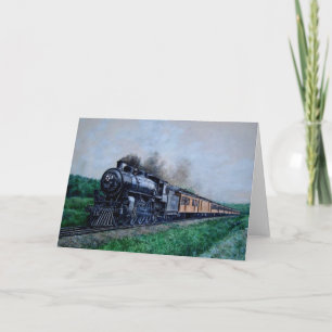 stoomtrein blanco Kaart