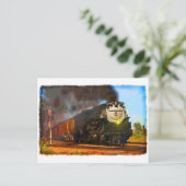 Stoomtrein Briefkaart (Staand voorkant)