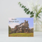 Stoomtrein Briefkaart (Staand voorkant)