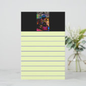 Stoomtrein Briefpapier (Staand voorkant)