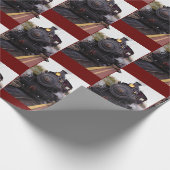 Stoomtrein Cadeaupapier (Hoek)