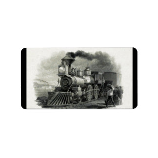  stoomtrein etiket