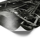  stoomtrein foto afdruk (Hoek)