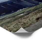 Stoomtrein "Green Arrow" op Ribblehead Viaduct, E Poster (Hoek)