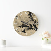 stoomtrein grote klok (Huis)