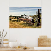 Stoomtrein in het Poster van het platteland (4022) (Keuken)