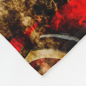  stoomtrein - in stoom fleece deken (Hoek)