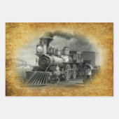  stoomtrein inpakpapier vel (Voorkant 2)