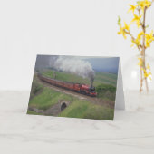 Stoomtrein Kaart (Gele Bloem)