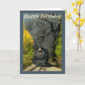 Stoomtrein Kaart (Gele Bloem)