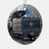 Stoomtrein Keramisch Ornament (Links)