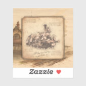  stoomtrein / locomotief Art. Driver Gift Sticker (Vel)