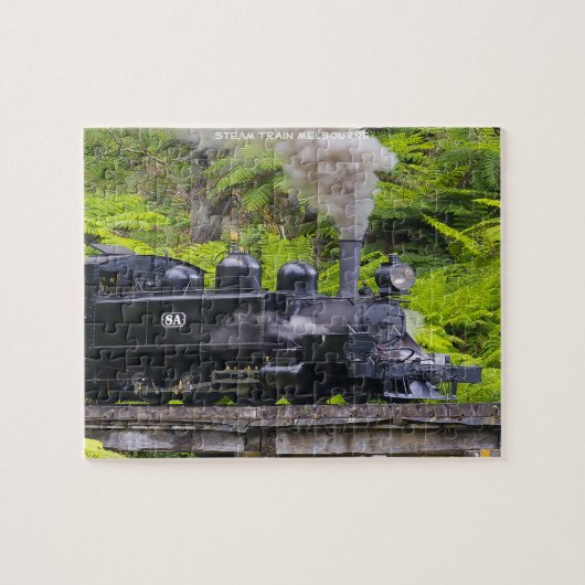 Stoomtrein Melbourne Legpuzzel (Horizontaal)