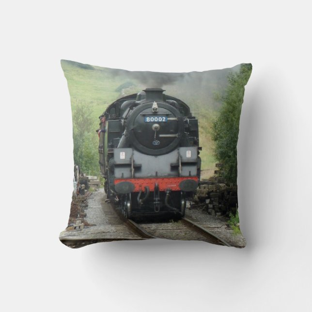 Stoomtrein met schroefdraad kussen (Voorkant)