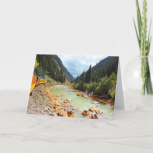 Stoomtrein naar Durango Feestdagen Kaart