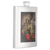  stoomtrein - Oude tijdopnemer Heupfles (Rechts)