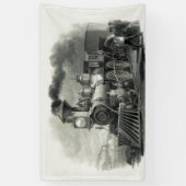 stoomtrein spandoek (Verticaal)