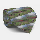 Stoomtrein Stropdas (Opgerold)