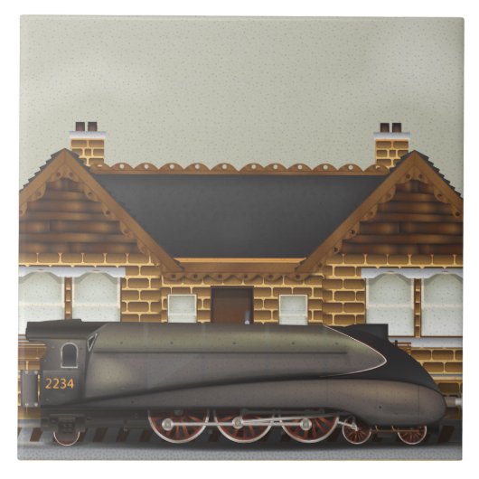 Stoomtrein Tegeltje (Voorkant)