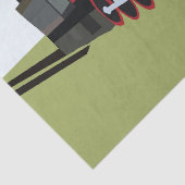 stoomtrein tissuepapier (Detail)