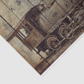  stoomtrein tissuepapier (Detail)