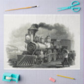  stoomtrein tissuepapier (Craft)