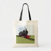 stoomtrein tote bag (Voorkant)