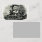 stoomtrein visitekaartje (Voorkant / Achterkant)