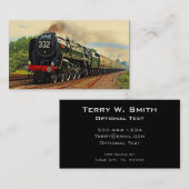  stoomtrein visitekaartje (Voorkant / Achterkant)