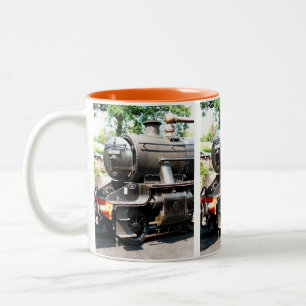 STOOMTREINEN TWEEKLEURIGE KOFFIEMOK